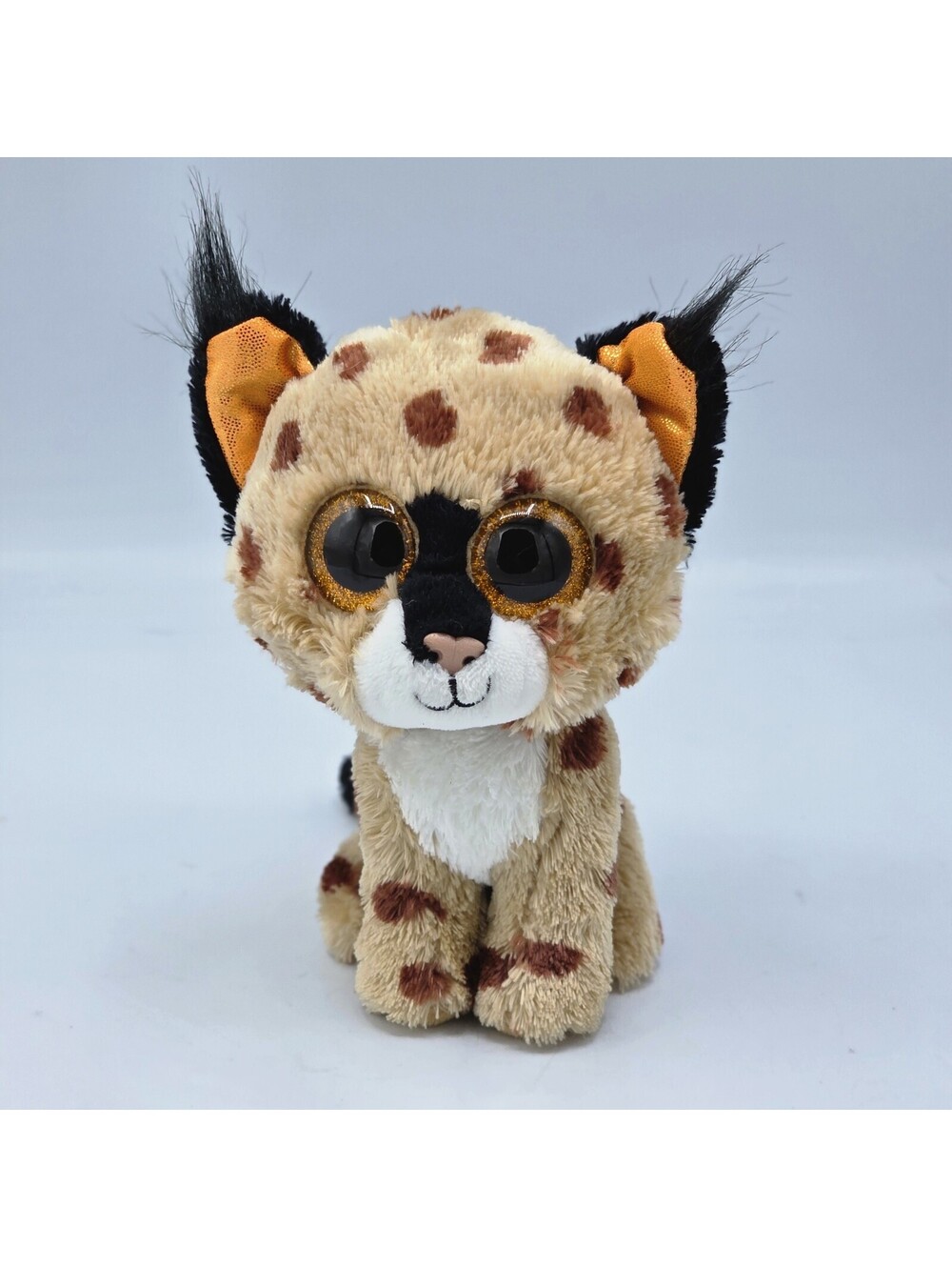 NO HANG TAG Ty Beanie Boos Buckwheat the Lynx Cat Plush 6"